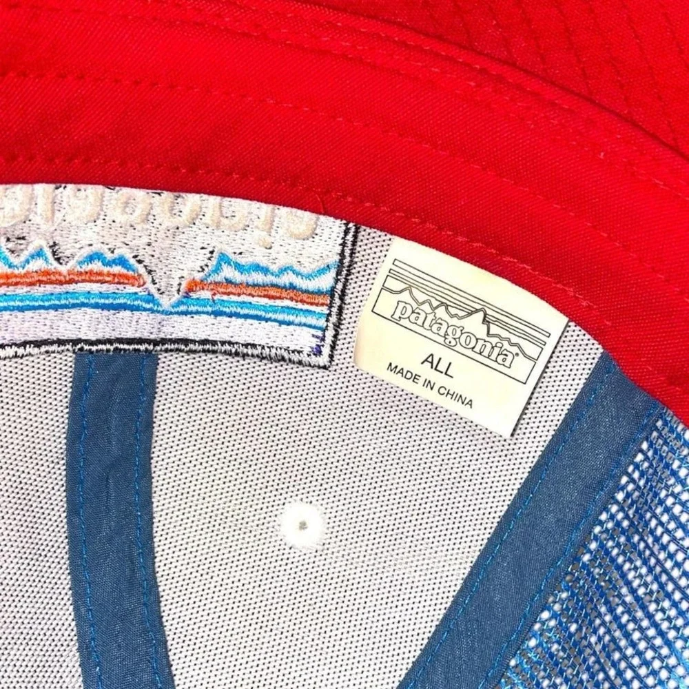 Patagonia Snapback Hat Trucker Spell Out Horizon Excellent One Size Fits‎ All
